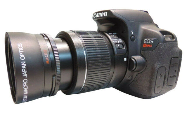 Lentes de câmera Vivitar Auxiliares/de conversão de 55 Mm para Encaixar na Frente da Lente