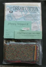 Strip Quilt Kit + Batting Quakertown Christmas at Saltbox Farm 40" x 48" - NEW