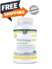 Nordic Naturals ProOmega 2000, Lemon Flavor - 90 Soft Gels - 2150 mg Omega-3