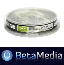 10 x Ritek Blu-ray BD-R 6x 25GB Full Hub inkjet printable blu ray BDR discs