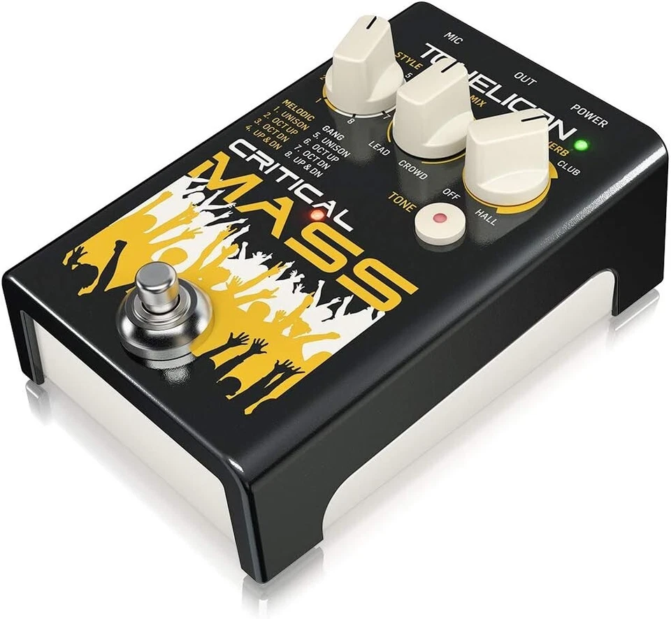 TC-Helicon Critical Mass Vocal Harmony Effects Pedal F/S new - Image 3 of 4