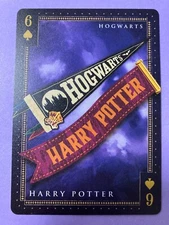 Harry Potter Hogwarts Pennant & Banner Playing Card #6 of Spades Tully's Coffee