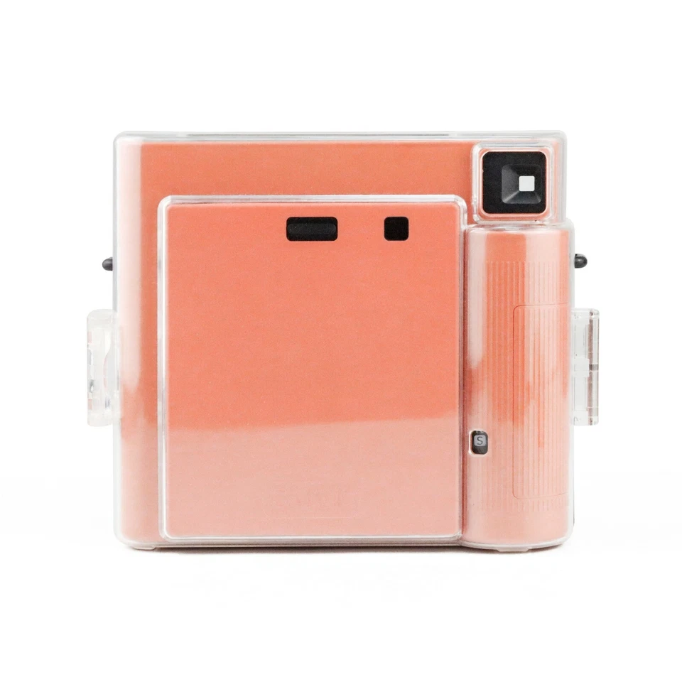 Estuche para cámara Fujifilm Instax Square SQ1 cristal duro PC Cove correa ajustable Foto 3 de 4