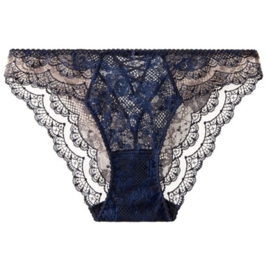 Aubade - Soleil Nocturne -  Culotte en dentelle italienne Crep ND27-6 - T.：1/2/3