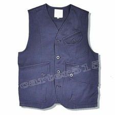 Retro Mens Casual Cargo Cotton Blend Multi Pockets Waistcoat Vest Jacket Outdoor