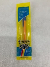 Bic Stic Vintage Pen 1980s 1983 Fine Point Blue Ink Vtg Ball Pen NEW IN PACKAGE