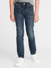 Old Navy- Relaxed Slim Built-In Warm Roll-Cuff Jeans - Boys 14- NWT