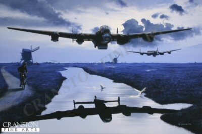 CREW SIGNIERT Dambuster Aviation Druck 617 Squadron Lancaster Operation Chastise