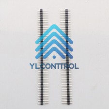 2PCS New 40Pin 2.54mm Male PCB Single Row Straight Header Strip Connector