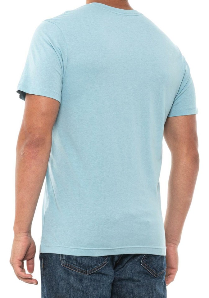 Hurley Men's Bel Air Slimed Graphic Short Sleeve T-Shirt (Bay Blue ...