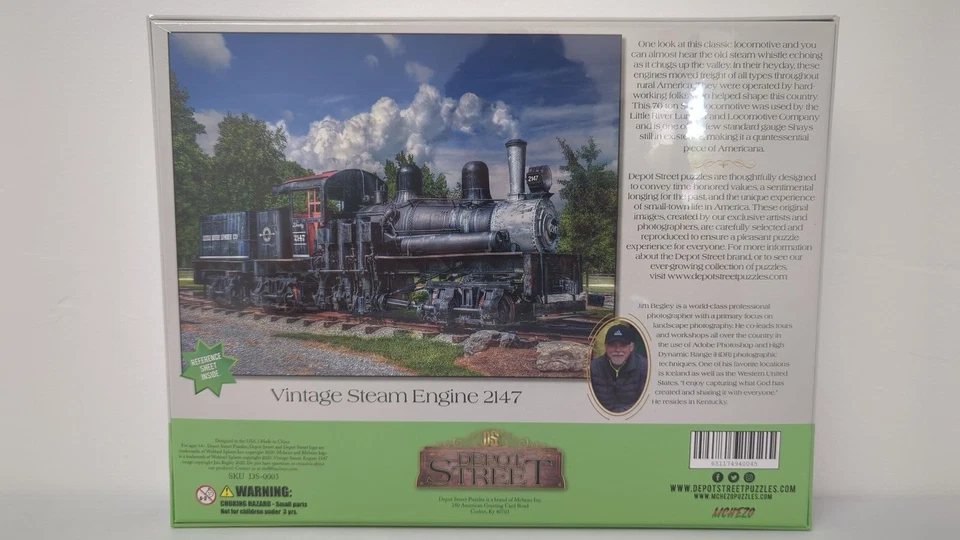 Rompecabezas grande de 1000 piezas con motor de vapor vintage, 19,7"X27,6" nuevo sellado Foto 4 de 4