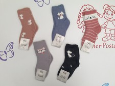 Socken Kuschelsocken Flauschsocken Blumen Kat...