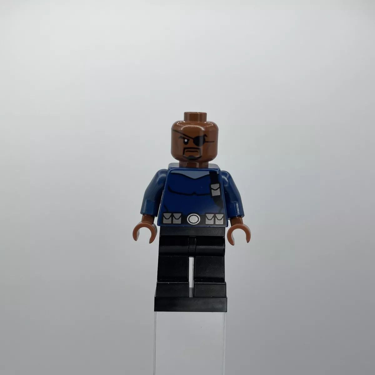 LEGO Marvel Ultimate Spider Man Nick Fury Minifigure sh056 76004