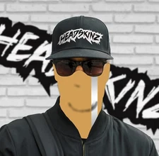 Neck Gaiter / Head Wrap – PEACHY / REFLECTIVE (Cycling, Trail Running, Hiking)