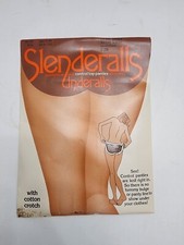 Vintage Slenderalls Underalls Pantyhose Nylons Panty Nude Sandalfo Legs Size CD.