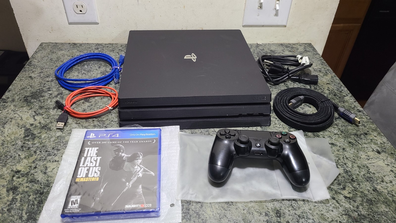 Sony PlayStation 4 Pro 1TB SSD Game Console+*NEW* Last of Us ...