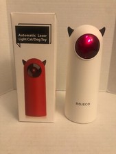 ROJECO Automatic Laser Light Cat/Dog Toy - White Tested/Works 