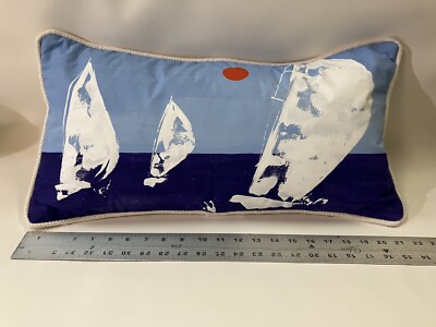 Painted Pillow Art 22 x11 