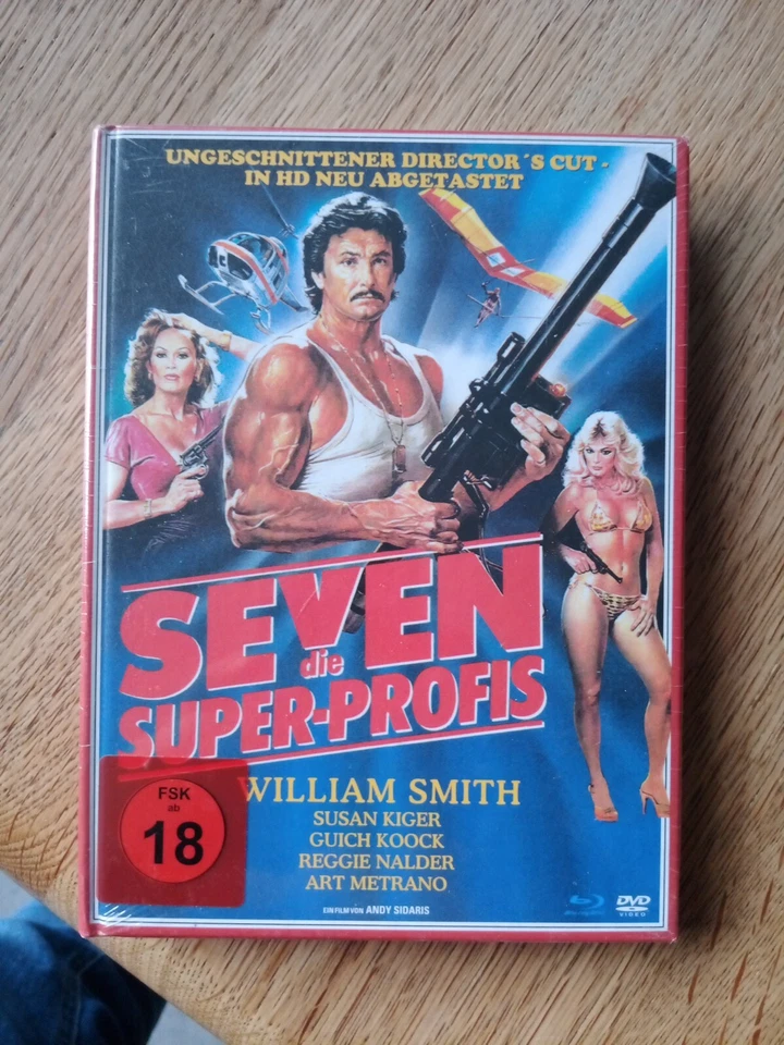 Seven- Die Super-Profis- William Smith- Mediabook-Blu-Ray +DVD   NEU - Bild 1 von 1