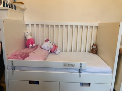 ikea cot bed with drawers