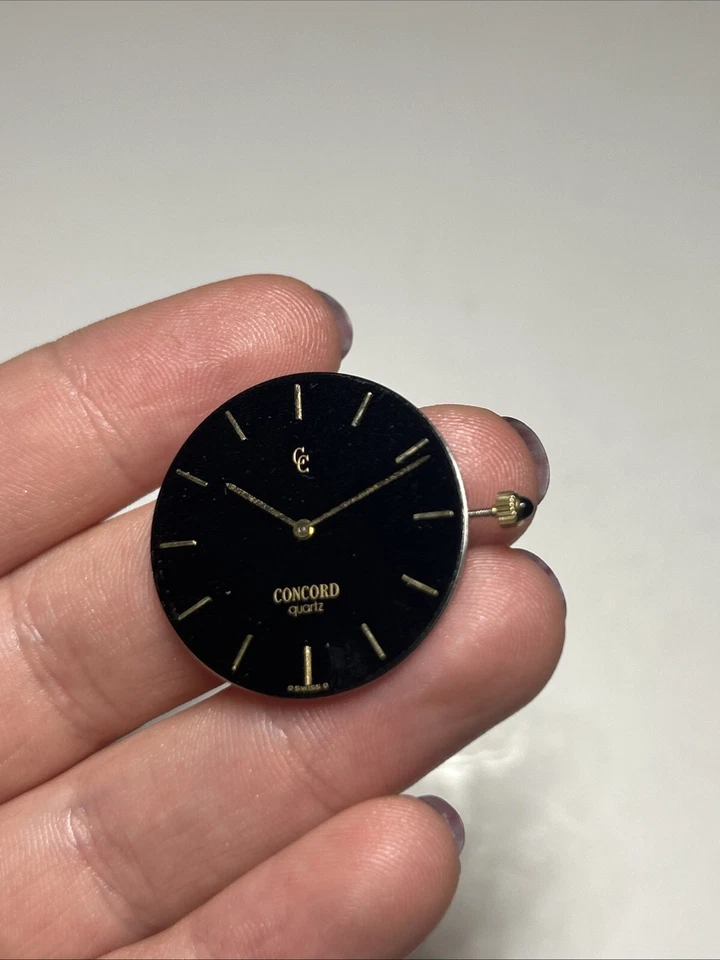 CONCORD Quartz Cal 959001 6J Onyx Dial Swiss Men’s Watch Movement - Image 2 of 3