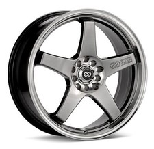 4 Enkei Ev5 Wheels Rims 17x7 5x100 5x114.3 38mm Hyper Black