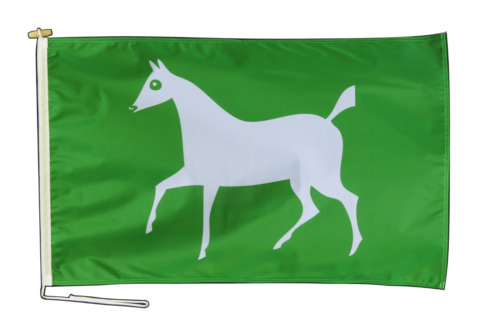 Wiltshire White Horse Flag With Rope and Toggle - Various Sizes