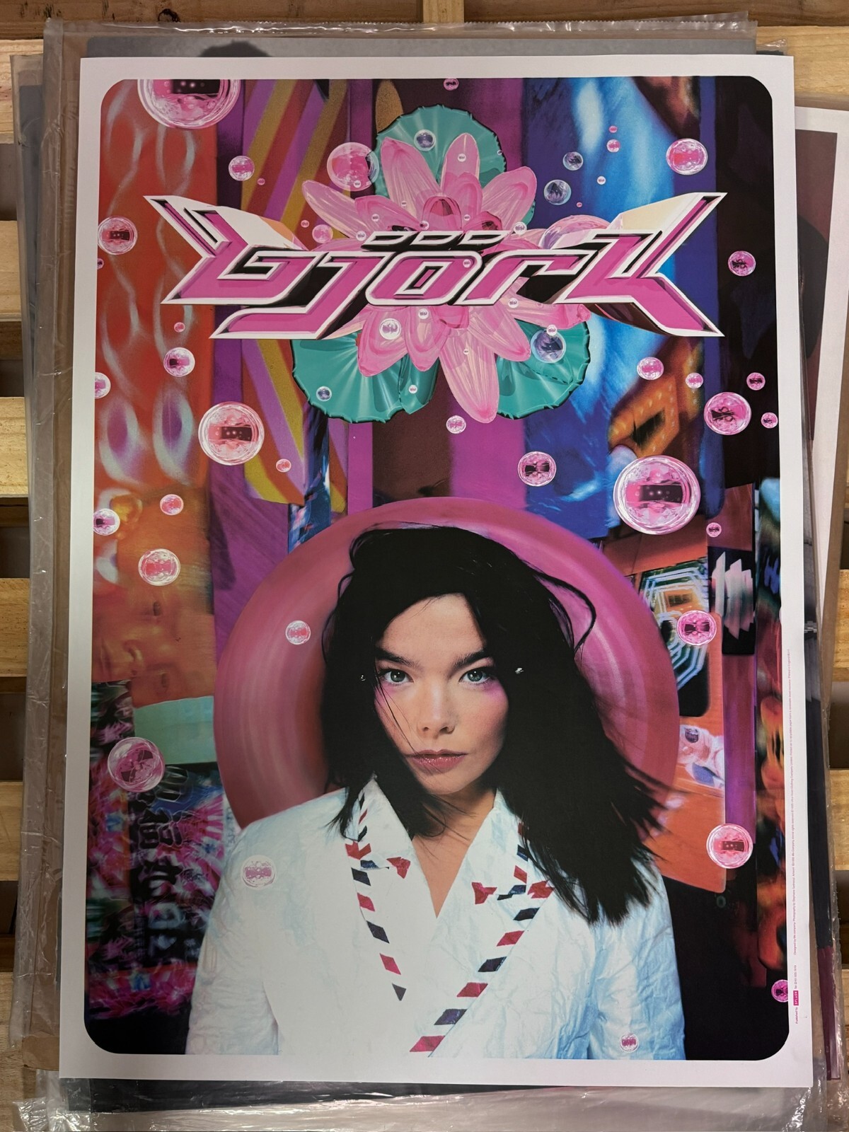 BJORK Björk Post original Vintage UK Poster 1995 concert new old stock NOS