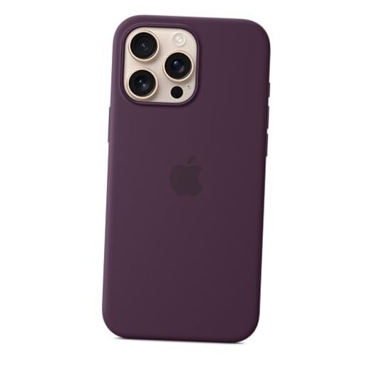 iPhone 16 Pro Max Case with MagSafe and Camera Control -  Silicone Plum-image