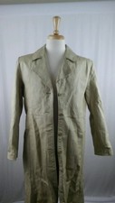 Marc Mattis 100% Genuine Leather Trench Coat Jacket Size Xl
