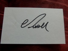 GUY RUSSELL     - ACTIVE / RETIRED PLAYERS - ALL LEAGUES - AUTOGRAPHED  CARDS