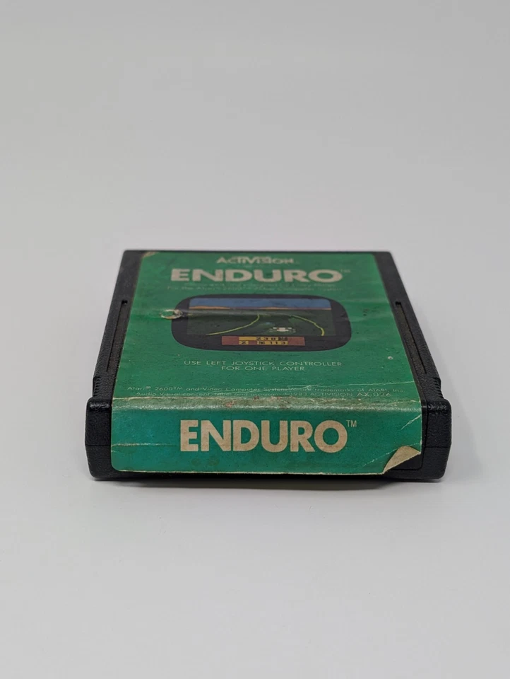Enduro (Atari 2600, 1983) - Cart Only - Image 2 of 2
