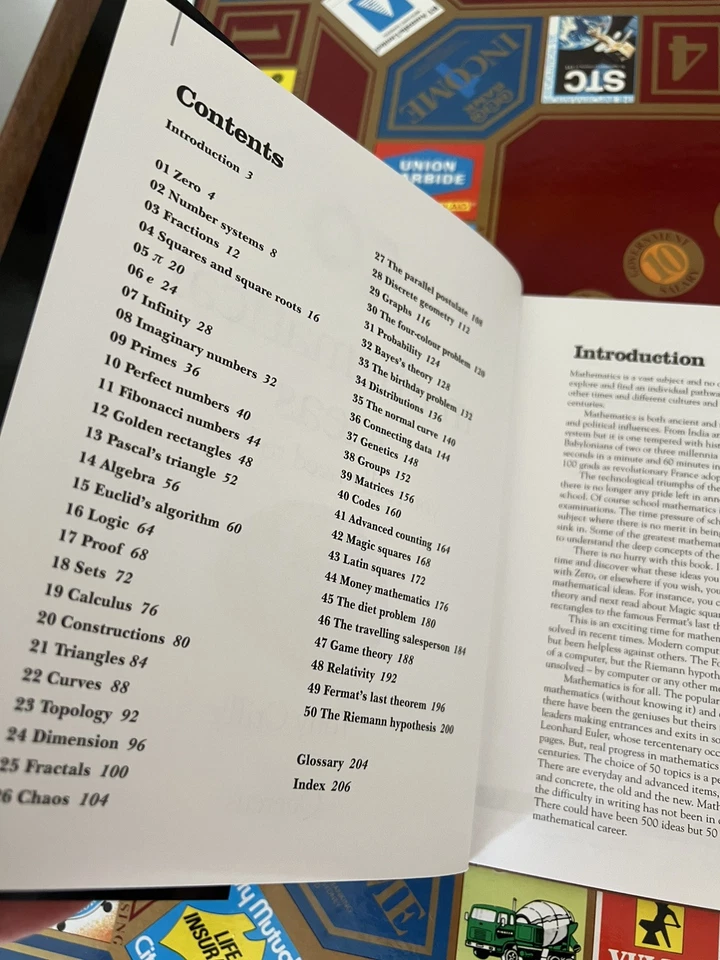 50 Mathematical Ideas You Really Need to Know by Tony Crilly Hardcover - Image 3 of 3