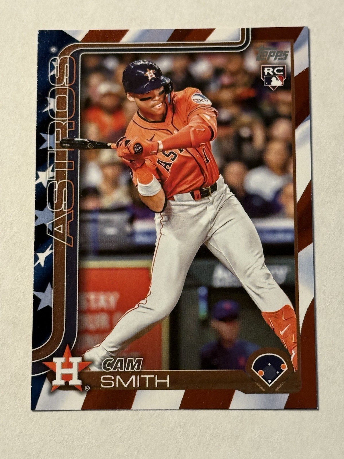 CAM SMITH 2025 Topps Update Series RC Independence Day /76 #US298 Astros