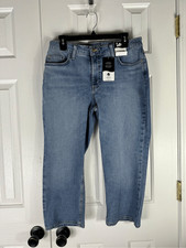 NWT Lee Womens Midrise Denim Capris Size 14M