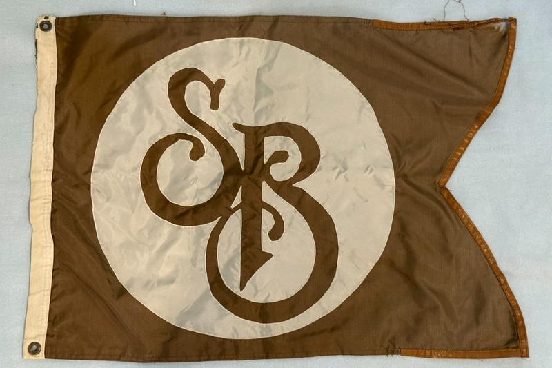 Shannon Boat Company Burgee Flag from Hull #1 circumnavigated 33"x 23"