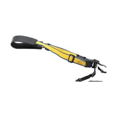 Kameragurt Tragegurt carrying strap in Schwarz Gelb Blau universal gepolstert 