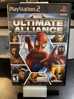 Marvel: Ultimate Alliance (Sony PlayStation 2, 2006) PS2 Complete