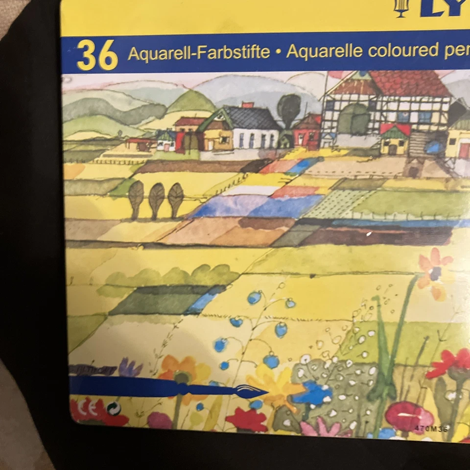 Lápices de acuarela Lyra Osiris 36 hechos en Alemania florales afilados en estaño Foto 2 de 4