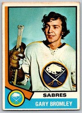 1974-75 O-Pee-Chee #7 Gary Bromley RC (ref 170536)