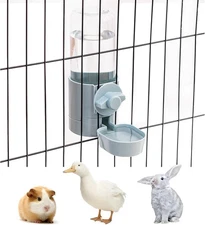 Rabbit Water Bottle 17 OZ Bunny Hanging Water Fountain Automatic Guinea Pig