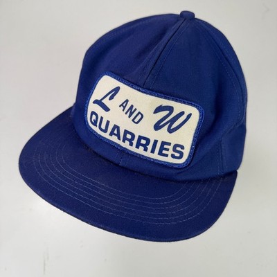 K-Products L&W Quarries Blue Snapback Baseball Cap Verstellbar Made USA