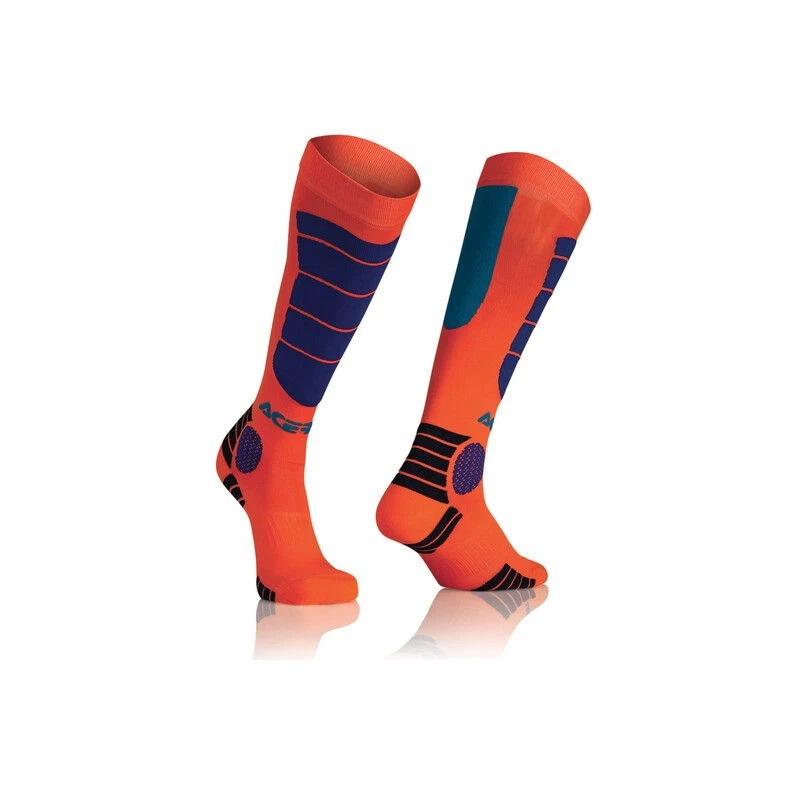 Chaussettes De Cyclisme Briko - 1 Paire - Bleu - Taille 37/41 - Neuf Avec Défauts