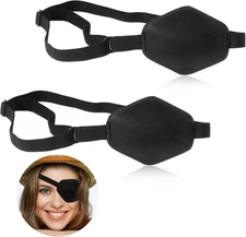 2PCS 3D Adjustable Eye Patches for Left or Right Eyes for Adults and Kids USA