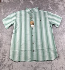 Duck Camp Daily Short Sleeve Men’s Size Large Sage Green Button Up NWT