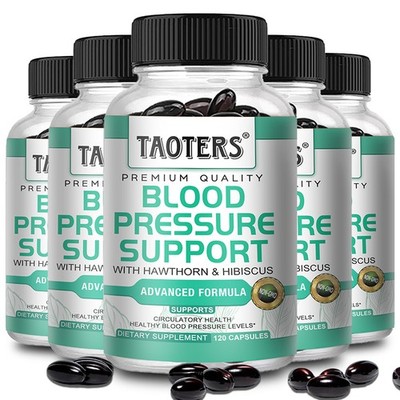 Premium Blood Pressure Support Supplement - Supports Heart Health - 120 Capsules
