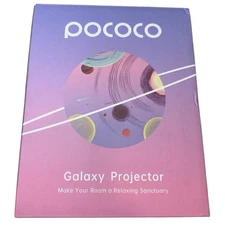 POCOCO Galaxy Star Projector for Bedroom with Replaceable Optical Film Discs NEW