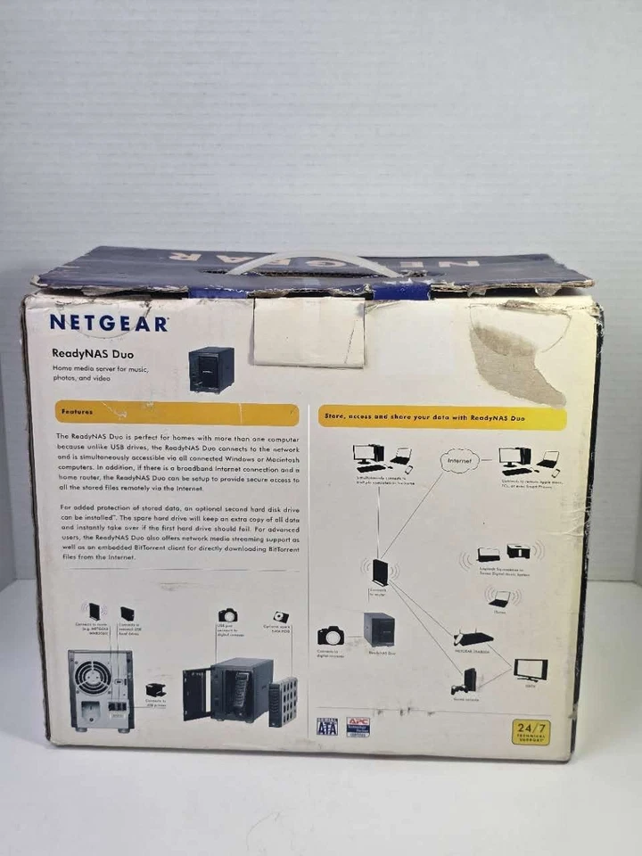 Netgear RND2110 ReadyNAS Duo Home Media Server 1TB - Image 3 of 4