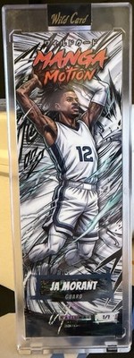 Ja Morant 1/1 Manga Motion 2026 Wild Card Slim Gem National Exclusive