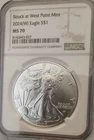 2024(W) Eagle S$1 NGC MS 70 Brown Label